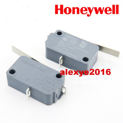 Honeywell V15T22-KC200A02 Micro Limit Switch - 1 PC With 2 Short Pins & Press Rod