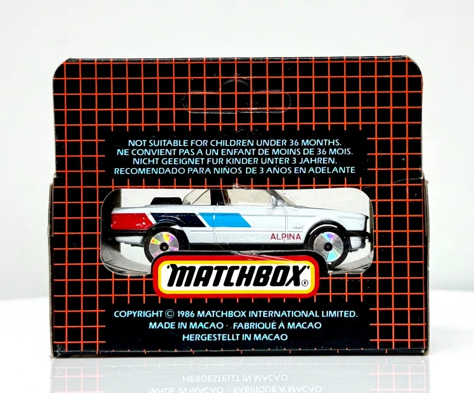 Matchbox - Superfast - Lasers - LW-14 - BMW 323i Cabriolet - 1986  Sealed Box - Image 2 of 4