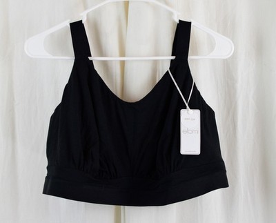 Elomi Womens Downtime Wireless Bralette Black Size 40K/L
