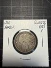 USA Barber Silver Quarter 1893 P