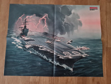 Riesen-Poster ca.1978 Der letzte Countdown USS Nimitz und Nina Hagen