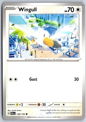 Wingull 158/193 Common Paldea Evolved Pokemon Near Mint