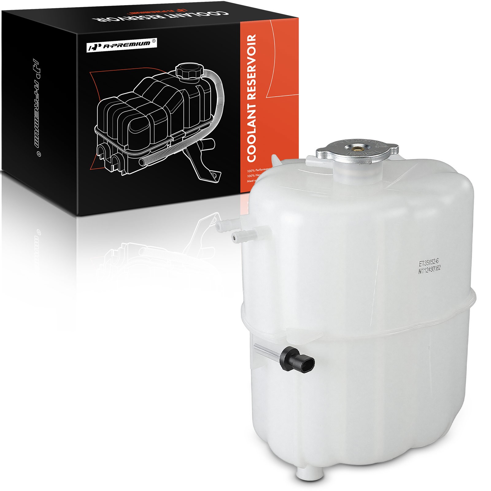 A-Premium Engine Coolant Reservoir Tank w/Cap&Sensor for International Harvester