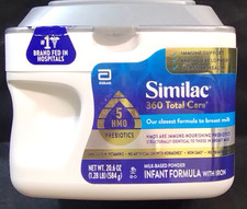 SIMILAC 360 TOTAL CARE MILK BASED INFANT FORMULA WITH IRON..20.6oz 584g..DEC2026
