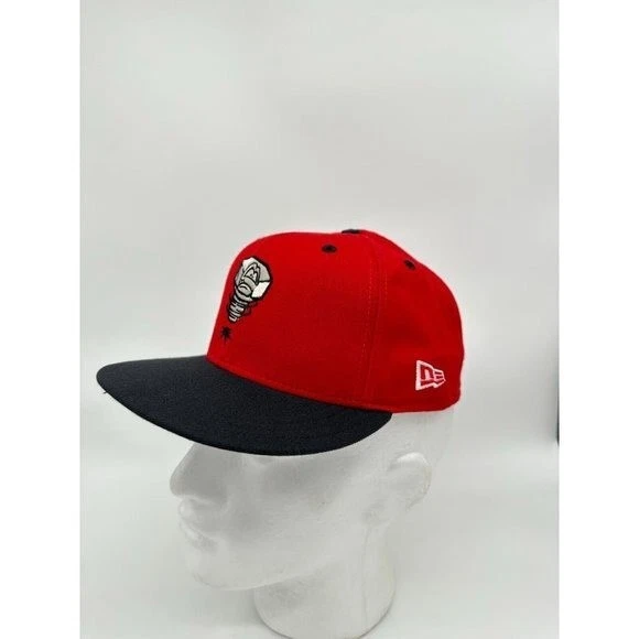De Colección New Era Sombrero Adulto 7 5/8 Rojo Lancing Lugnuts MiLB Lana Gorra de Béisbol Para Hombres NUEVO Foto 3 de 4