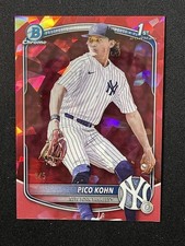 2025 Bowman Draft 1st Sapphire Pico Kohn Red /5 Yankees