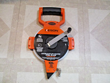 KESON New NR10100H 3/8” Nylon-Coated Steel Tape 100’ Graduated 1/10th's