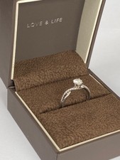 Ernest Jones 18ct Gold Ring 0.65ct Diamond Solitaire Engagement Ring 750 18K