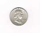 1963 D Franklin Half Dollar - AU Condition. 90% silver. Inv#131