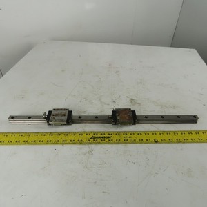 Rexroth R165121320 687mm Long Linear Rail W/(2) Bearing Blocks