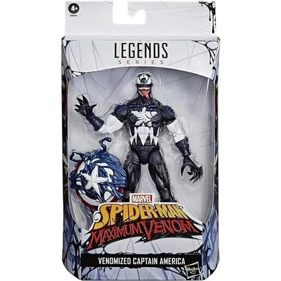Marvel's Spider-Man: Maximum Venom - Venomised Captain America Action Figure (6''