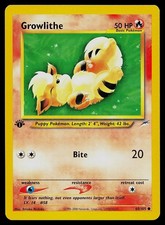 Pokemon Card - Growlithe Neo Destiny 68/105 1st Edition Common on eBay