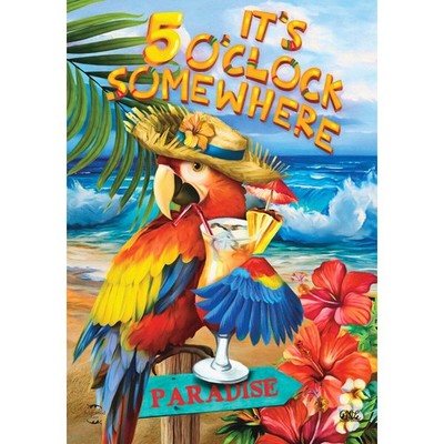 Briarwood Lane 5 O'clock Paradise Summer Garden Flag 12x18