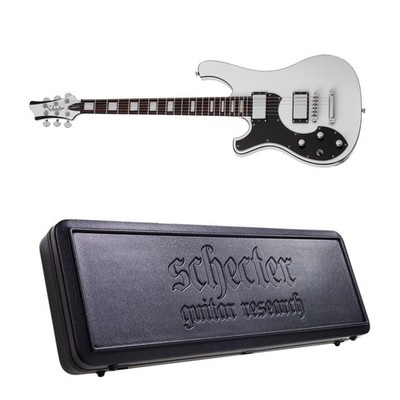 Schecter Stargazer-6 LH Left-Hand Electric Guitar Gloss White + Case NEW