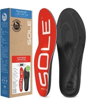 SOLE Active Medium w Met Pad Orthotic Insoles Men 8 Women 10 Moldable Support