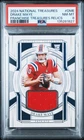 2024 NATIONAL TREASURES FRANCHISE TREASURES RELICS DRAKE MAYE ROOKIE 21/49 PSA 8