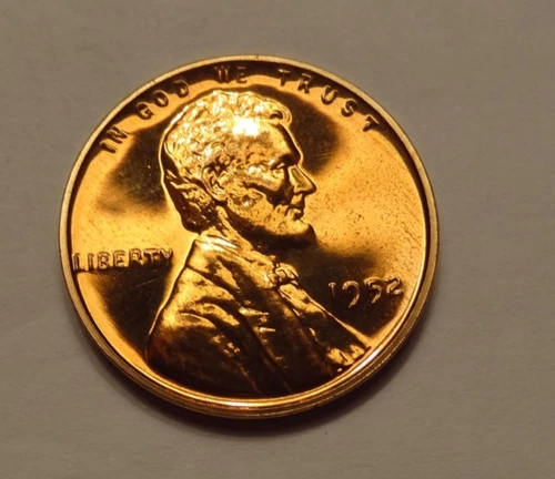 1952 LINCOLN CENT, GEM PROOF, TAKEN FROM AN ORIGINAL PROOF SET !