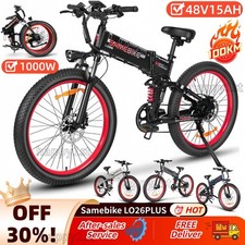 Samebike LO26PLUS 1000W 48V 15AH bicicletta elettrica 26 pollici Fat Tire mountain bike elettrica