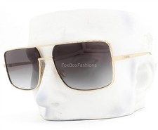 Chanel Pilot Sunglasses ch4294 395/S6 Glasses Pale Gold Gray Gradient with Case