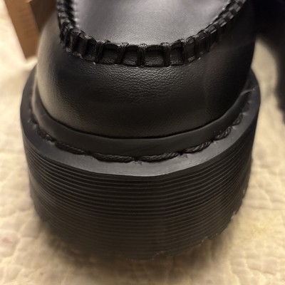 NWOB Doc Martens Black Leather Adrian Quad Tassel Loafers 
