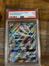 POKEMON 2017 Sun & Moon Full Art SOLGALEO GX #143 PSA 7 RARE on eBay
