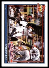 Carlton Fisk 1991 Topps #170 White Sox MLB READ FREE SHIPPING AutographDen