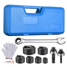 Yescom Knockout Punch Set 1/2" to 2" Sheet Metal Hole Punch Ratcheting Wrench