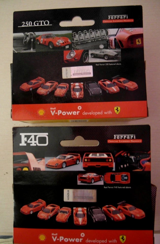 Ferrari Automodello - Rosso F40 e 250 GTO auto collezione retrocarica vintage ne - Immagine 2 di 4