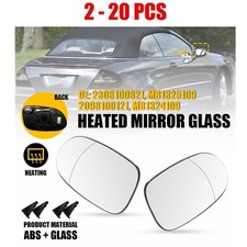 2-20PCS LH&RH Heated Mirror Glass Clear for Mercedes Benz CLK320 Base 2003-2005