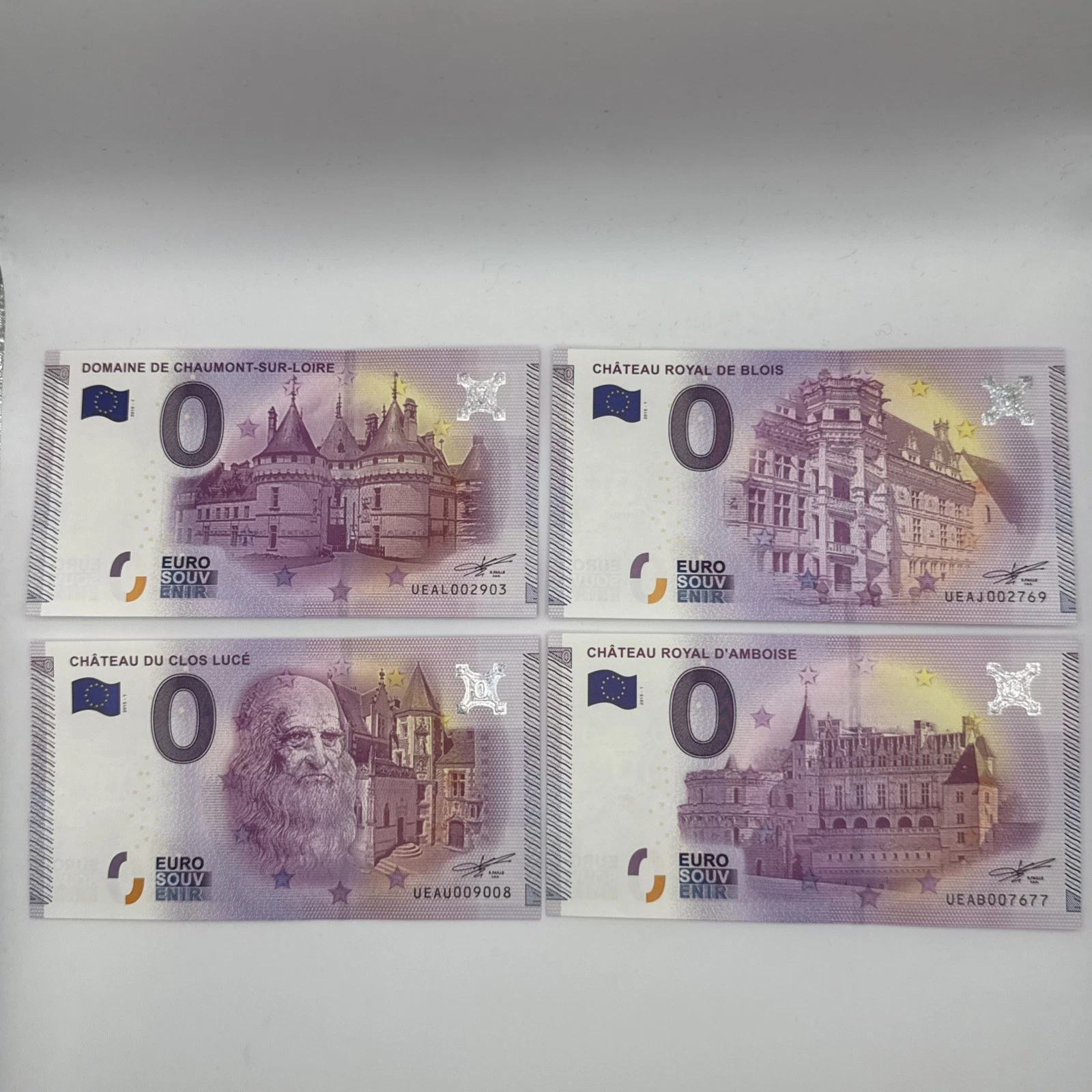 Billet  Zéro 0 € Euro Touristique / Souvenir  2015