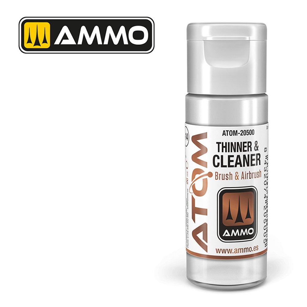 ATOM 20500 (20510) Thinner and Cleaner 20ml Model Paint Ammo by Mig 20500