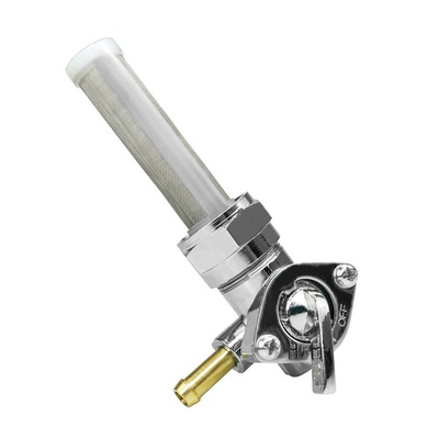 #ad Petcock Fuel Valve 22mm with Left Spigot 90 Outlet Shut Off Valve Switch Fits... $30.33