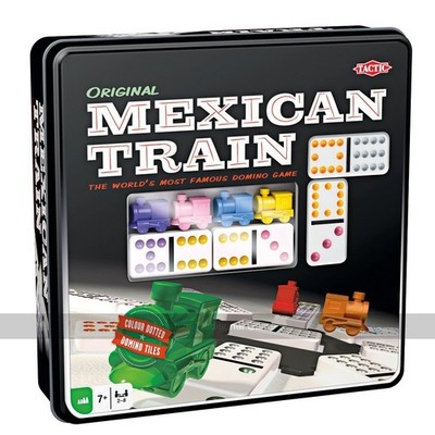 Tactic Mexican Train Dominos in Blech (UK)