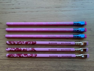 6 Pencils: Moleskine Blackwing x Sakura Pencils as shown (boxes Not Included)