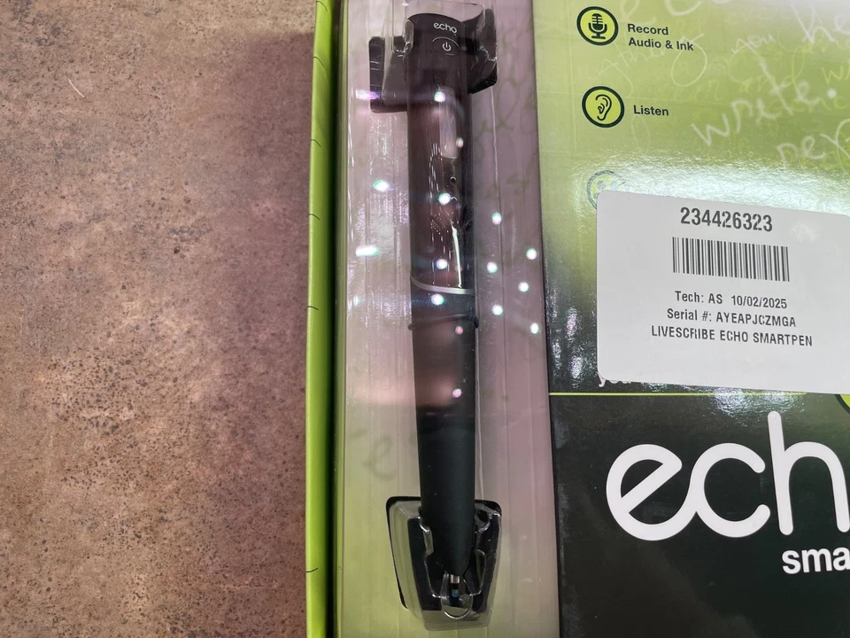 LiveScribe Echo Smart Pen 4GB Write Read Record Starter Pack Black - Image 2 of 4