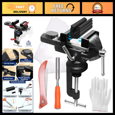 Golf Grip Kit - 2.95'' Regripping Tool Set with Vise, Hook Blade, 15 Tapes & Glov