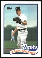 1989 Topps #645 Jack Morris Free Shipping