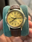 Vintage OMEGA Seamaster Cosmic 2000 - 18k Gold Shell Swiss Automatic 1970s 38mm