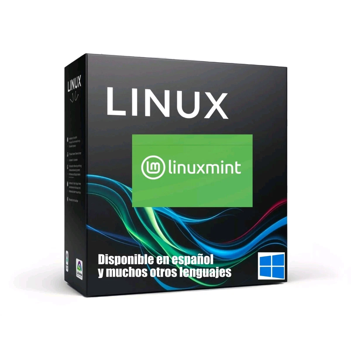 Sistema Operativo Alternativo LINUX COMO NUEVO 22 Canela (64bit) Disco fisico.
