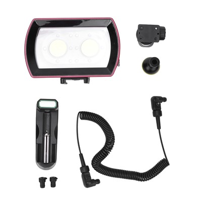 Seafrogs SL-21 40m/130ft LED Diving Fill Light 7000-7500K Battery Charger US Hot