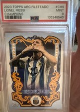 2023 Topps Argentina Fileteado - Champions Lionel Messi #CH-9 PSA 9