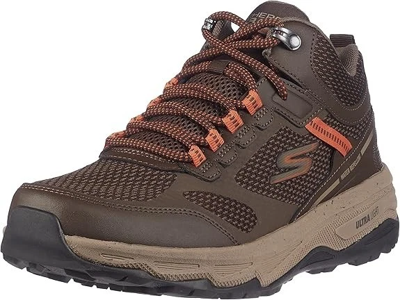 skechers go run trail altitude element Mens Brown/Orange Extra Wide