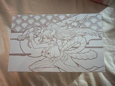 Manamoon Amanda Lapalme Oni V2 Ivory Genuine Leather Dicewinder Deck Box SEALED