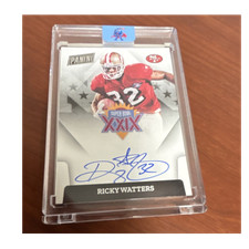 Panini 2020 Prizm Ricky Watters Super Bowl XXIX Autograph Card 49ers SBXXIX-RW