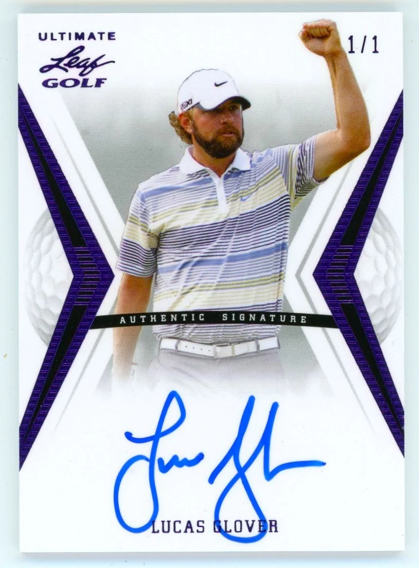 Leaf Autographed Golf Sports Trading Cards & Accessories for sale