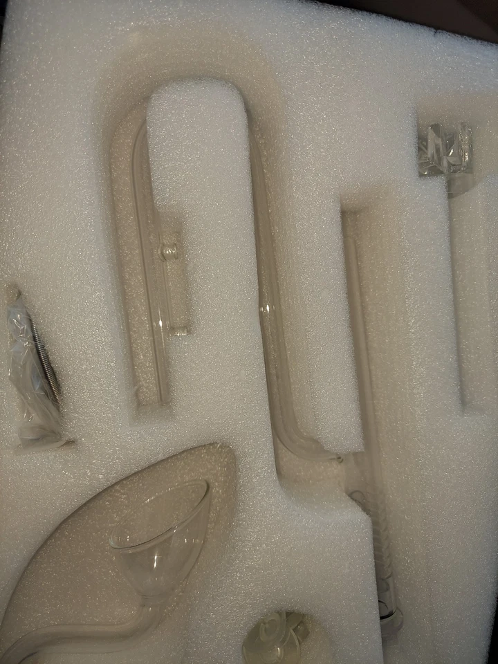 Plant Aquarium Glass Lily Pipe Inflow & Outflow for Aquatic Filters Lilly Filter - Image 2 of 4