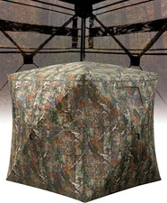 270 Degree See-Through Ground Hunting Blind 2-3 Person & Silent Magnetic Door