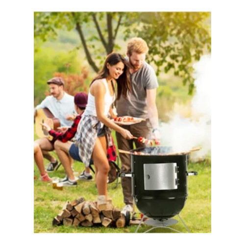 Fumoir En Acier Avec Fonction Barbecue
