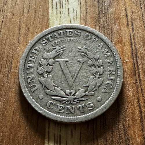 1912 LIBERTY HEAD V NICKEL - U GRADE - Picture 2 of 2