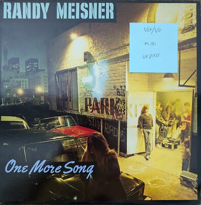 Randy Meisner One More Song Vinyl Record VG+/VG EPC84531 1980 1st Press